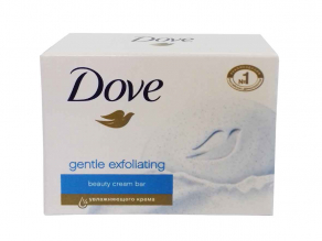 Dove крем-мыло 100г Нежное отшелушивание