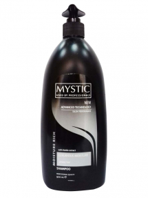 Mystiс шампунь для жирных волос 900мл Роскошное увлажнение (серый)