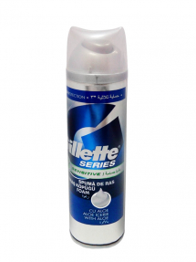 Gillette Series пена для бритья Sensitive (для чувст.кожи) 250мл с алоэ