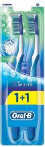 Oral-B зубная щетка Advantage 3D White мягкая 1+1шт бесплатно