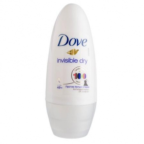 Dove шариковый дезодорант женский 50мл Invisible Dry