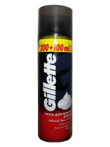 Gillette пена для бритья 300мл Regular