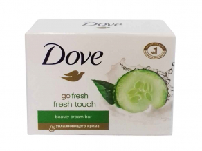 Dove крем-мыло 100г Свежее прикосновение(аромат огурца и зел.чая)