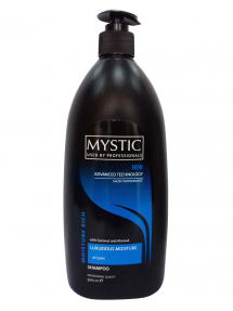 Mystiс шампунь для всех типов волос 900мл Роскошное увлажнение (синий)*10