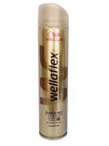 WELLAFLEX лак для волос 250мл №5 Glantz  Halt