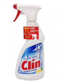 Clin ср-во для мытья окон спрей 500мл Windows  Glass Лимон*10