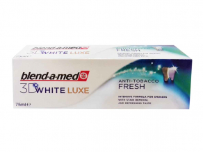 Blend-a-med 3D White Luxe зубная паста 75мл Анти-табак Свежесть