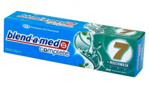 Blend-a-med Complete 7 зубная паста 100 мл Extreme Mint Mouthwash