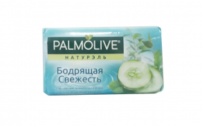 Palmolive мыло 90г Бодрящая свежесть Зеленый чай  Огурец уп/6 шт.