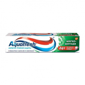 AquaFresh зубная паста 100 мл Мягко-мятная*12