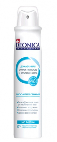 Deonica дезодорант-антиперспирант 200мл Гипоаллергенный