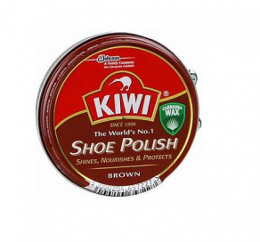 Kiwi крем для обуви (банка) 50мл Коричневый