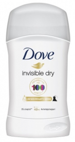 Dove дезодорант-стик для женщин 40мл Невидимое прикосновение