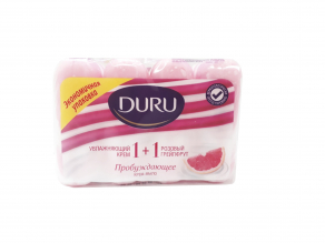 Duru мыло туалетное 1+1 4шт х 90г Розовый грейпфрут