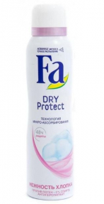 Fa дезодорант-спрей 150мл Dry Protect Нежность Хлопка