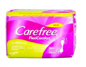 Carefree Flexi Comfort ежедневные прокладки 40шт Алоэ