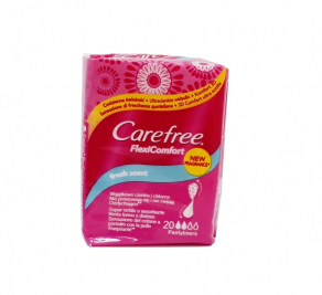 Carefree FlexiComfort ежедневные прокладки 20шт Новый аромат свежести