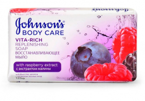 Johnson's Vita-Rich мыло 125 г Лесные ягоды Восстанавливающий