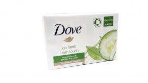 Dove крем-мыло 2шт.x100г Fresh touch Зеленый чай и Огурец