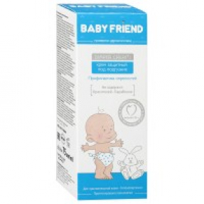 Крем детский BABY FRIEND защитный, под подгузник, 75мл.
