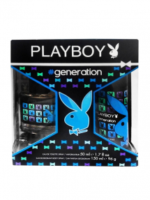 Playboy подарочный набор для мужчин Generation: EDT 50мл + дезодорант 150мл