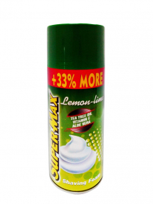 SuperMax пена для бритья 300 мл + 100 мл Lemon-Line (подарок)