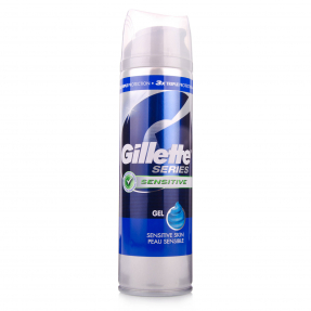 Gillette Series гель для бритья 200мл Sensitive 3-е Действие с алое