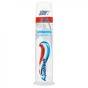 AquaFresh зубная паста Тройная защита Whitening (Отбеливающая) 100мл (помпа)