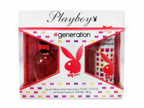 Playboy подарочный набор для женщин Generation: EDT 75мл + дезодорант 150мл